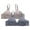 Gray Womens Bras Holiday Savings, variant on OSFVNOXV 2 Pack Bras for Women Full Coverage Wireless Sports Bra Big Busted Padded Soft Stretchable Everyday Bra