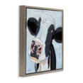 thumbnail image 4 of Stupell Industries Funny Cow Gaze Animals Painting Brown Floater Framed Canvas Art Print Wall Art, 25 x 25, 4 of 10
