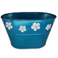 thumbnail image 4 of OULII Pot de Fleurs Rustique en Fer Bleu Simple Arrangement Floral 1Ensemble, 4 of 8