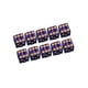 thumbnail image 2 of dados de seis caras, juguetes de barra opaca D6 16mm para de DND RPG, accesorios para enseñanza de matemáticas Violeta Hugo Dados de seis caras, 2 of 9