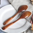 thumbnail image 5 of 2Pcs Cuillère à Soupe en Bois Ustensile de Cuisine avec Poignée, 5 of 5