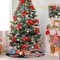 thumbnail image 4 of FMSHPON SkullRoses Wildflowers Cactus Xmas Christmas Tree Skirt Stand Mat for Holiday Party Decoration Indoor Outdoor 36 inches, 4 of 6