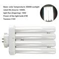 thumbnail image 2 of 27w Fml 27w 6500k 4 Pin Quad Tube Light Bulbs Compact Tube Fluorescent Lamp T4e9, 2 of 5
