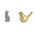 thumbnail image 1 of Elegante escultura de resina de gato y pájaro, figura decorativa, adorno para sala de estar, dormitorio, oficina, estantería, entrada, decoración de i, 1 of 8