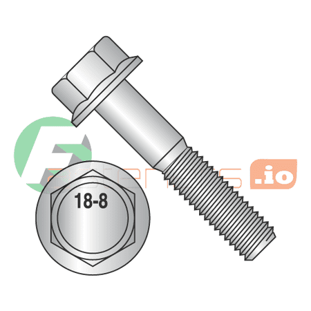 

5/8-11 x 1 1/2 Hex Flange-Frame Bolts / 18-8 Stainless Steel (Quantity: 50 pcs)