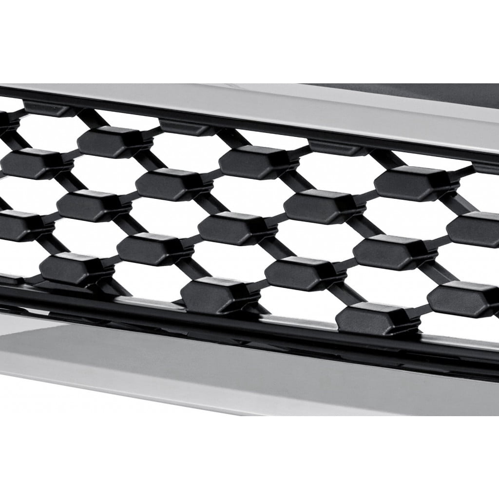 For Chevy Equinox Grille Assembly 2010 11 12 13 14 2015 | Chrome Shell w/ Painted Black Insert | Plastic | CAPA | GM1200622 | 25798744