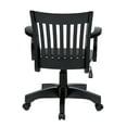 thumbnail image 6 of OSP Designs Deluxe Bankers Chair, Black, 6 of 19