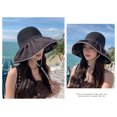 thumbnail image 2 of Bucket Hat for Women, Large Brim Fisherman Cap with Windproof Strap, Soft Beach Travel UPF 50+ Summer Hat, 2 of 6