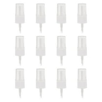 12 Pcs White Spray Top, 18/410 Fine Mist Sprayer Reusable Replacement Spray Bottle Pump StripePlastic Top