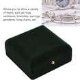 thumbnail image 3 of Velvet Jewelry Box,Jewelry Organizer Box With Soft Lining Fine Workmanship Compact Travel Jewelry Case For Wedding Engagement And Proposal, 3 of 8