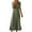 Army Green, variant on Dvprdro Womens Summer Cotton Linen Dress Fashion Solid Lapel Neck Sleeveless Pleated Flowy Button Down Casual Loose Beach Sun Maxi Long Shirt Dress