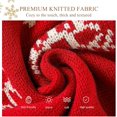 thumbnail image 3 of Bufanda Navidad Para Mujer Invierno Bufandas De Punto Reversible Patrones De Navidad Reno Copo De Nieve Larga Pashmina Fulares Chales Estola Grueso, 3 of 5