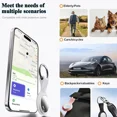 thumbnail image 4 of Air Tracker Tags - 2 Pack, Bluetooth Tracker for iPhone ipad Find My(iOS Only),Key Item Finder Locator with Sound, Smart Luggage Tag for Suitcases Keys/Bags/Pets/Wallet/Backpack,Battery Replaceable, 4 of 7