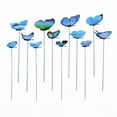 thumbnail image 2 of Butterfly Garden Stakes Decor, Butterfly Stakes Outdoor Yard Planter Flower Pot Bed Garden Decor Butterflies,Butterflies on Plastic Wire Plant Stake,Fairy Garden Accessories Gardening Gifts, 2 of 4
