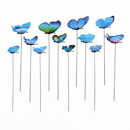 Vikakiooze Home Decor Plunger Simulation Butterfly Flower Pot Vase Gardening Bonsai Green Plant Decora