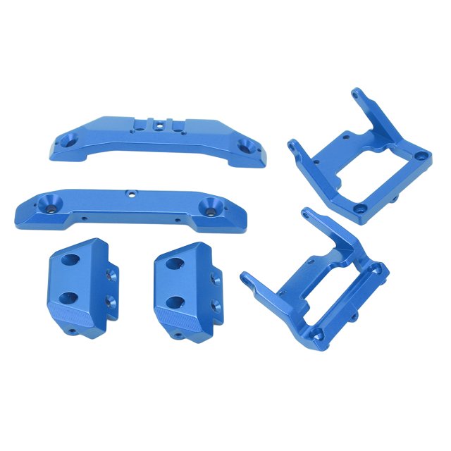 Parachoques RC 1/18 Jadeshay reemplazo de parachoques delanteros y traseros Aleación de aluminio