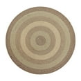thumbnail image 3 of Better Trends Round Braided Rug 72" 100% Wool Mat for Indoor Use, Area Rug for Bedroom Woodbridge Collection - (Gray), 3 of 8