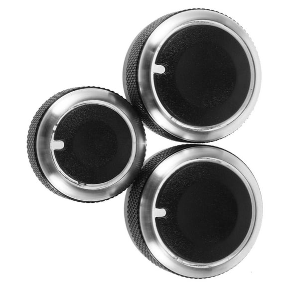 WEAVILUX Car Air Conditioner Control Knob for Vehicle Upgrade 3Pcs