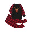 thumbnail image 2 of Pyjama de Noël Ensemble Parent-Enfant de Noël Imprimé à Carreaux Tenue d'Intérieur Pyjama Ensemble Deux Pièces pour Enfant Pyjama en Liquidation, 2 of 9
