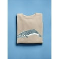 thumbnail image 3 of Cetacea Sei Whale Sweatshirt Men -June Erica Vess Designs, Male 5X-Large, 3 of 4