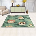 thumbnail image 3 of Non-Slip Area Rug 31"x20" Indoor Washable Floor Mats Carpet Printed for Living Room, Bedroom, Home Decor Cat Faces in Christmas Ornaments, 3 of 7