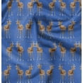 thumbnail image 1 of Soimoi Polyester Crepe Fabric Deer Animal Print Fabric by The Yard 42 Inch Wide, 1 of 5
