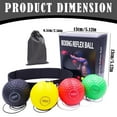 thumbnail image 4 of Boxbollen Game Boxing Reflex Ball Headband Set, Head Mounted Boxing BallDecompression and Release Ball, Speed Ball for Adult and Children's Training Fitness Entertainment, 4 of 9