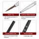 thumbnail image 4 of Uxcell 50pcs Pinceles de Detalle de Pintura 6mm Pincel de Pintura de Nylon para Pintura Acuarela Acrílica (0#), Negro, 4 of 7