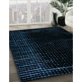 thumbnail image 2 of Ahgly Company Indoor Round Abstract Black Abstract Area Rugs, 3' Round, 2 of 6