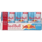Red Bull Sugarfree Energy Drink, 12 fl. oz., 6 Packs of 4 Cans, 114mg Caffeine
