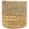 thumbnail image 4 of Northlight Set of 3 Tan and Brown Twist Woven Round Storage Baskets 13.75", 4 of 6