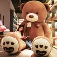 thumbnail image 2 of Juguete de peluche de piel de dibujos animados de tamaño gigante, suave, Animal grande, amor, bufanda, oso, cojín vacío, almohada, muñeca, niño, niña, regalos, 2 of 5