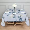 thumbnail image 4 of 60x60 Inch Waterproof Square Tablecloth, Thickened Polyester Table Cover for Dining & Parties, Floral Print, 4 of 6