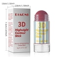 thumbnail image 3 of DPTALR The Brush Cream To Powder Blush Stick 2-in-1 Blush And Lip Makeup Stick Multi Functional Lazy Eye Shadow Powder Blusher, 3 of 4