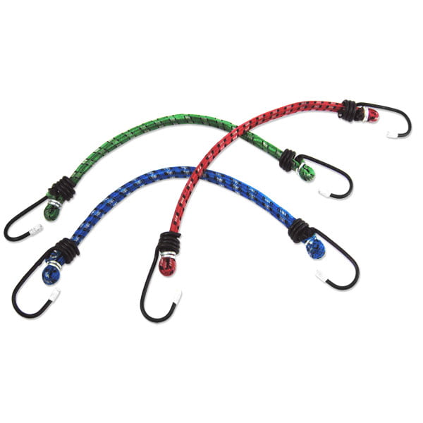 10pc 18" Color Bungee Cord Tie Down Set Straps 2 Hook End 