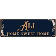 ALI Home Sweet Home Victorian Look 8x24 Metal Sign 108240046015