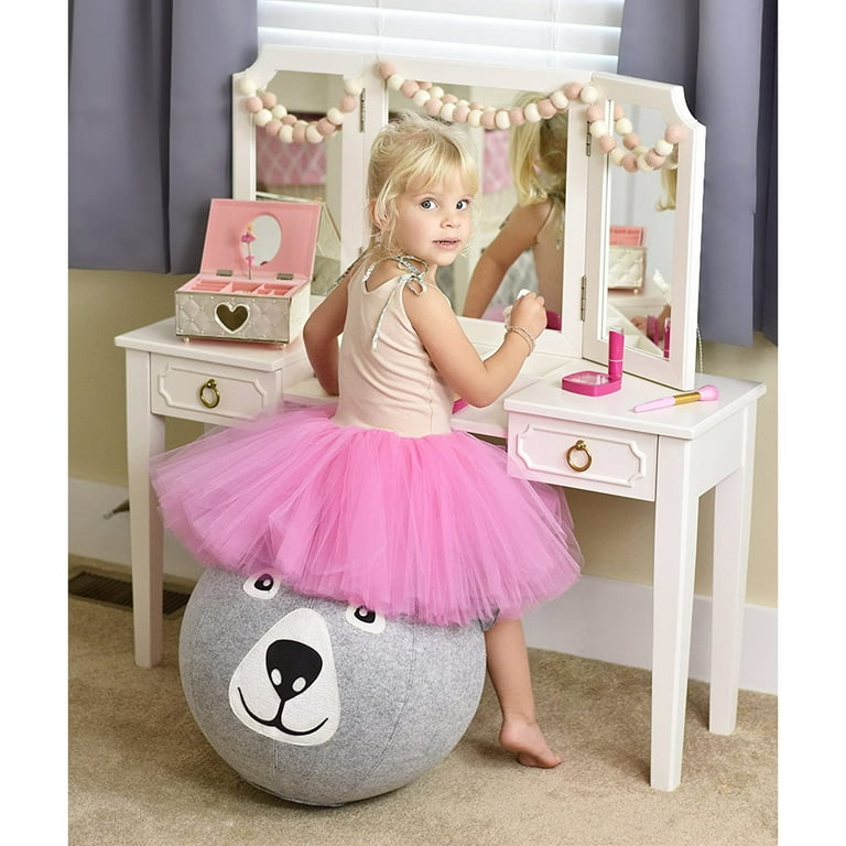 Vivora Niko Children s Inflatable 18 Inch Bounce Exercise Ball Chair Polar Bear