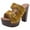 Yellow, variant on Slippers for Women Fish Mouth Buckle High Heel Thick Heel Thick Bottom Comfortable Women's Sandals
