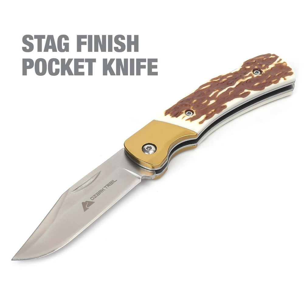 Ozark Trail Stag Finish Knife