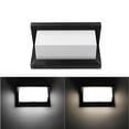 thumbnail image 2 of Bewildely Aplique de esquina impermeable de 15 W, luz LED de pared, iluminación blanca de 3000 K para escaleras de camino de jardín de esquina Iluminación y accesorios No.1 Bewildely HA024301-01, 2 of 6