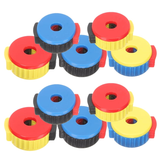 Minkissy 10Pcs Quick Release Plastic Cymbal Nuts for Drum Kit with Precise Alignment and Stable Fixation