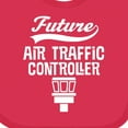 thumbnail image 4 of Inktastic Future Air Traffic Controller Boys or Girls Baby Bib, 4 of 4