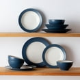 thumbnail image 2 of Noritake Colorwave Blue 12-Piece Rim Dinnerware Set, Service for 4, 2 of 7