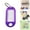 Purple, variant on Colorful Plastic Key Tags Hotel Room Number Labels & Luggage Identification Tags With Keychain Accessories,A Colored Marker Tag Pendant
