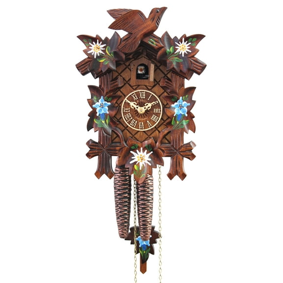Herrzeit by Adolf Herr Cuckoo Clock - Alpine Flowers