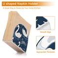thumbnail image 3 of Ryvnso Swan Swimming on River Acrylic Napkin Holder Table Kitchen Paper Tissue Organization, 3 of 7