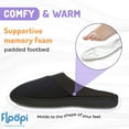 thumbnail image 5 of Floopi Women’s Open-Back Velour Comfort Slipper, 5 of 6