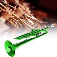 thumbnail image 3 of Trumpet,   Brass Trumpet, For Instrument Lovers Christmas Gifts, 3 of 8