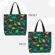 thumbnail image 2 of Disketp Colorful Dinosaurs Bolsa Tote de Lona para Mujer, Bolso de Hombro y Cruzado con Cierre de Cremallera, 2 of 7