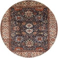 thumbnail image 1 of Ahgly Company Machine Washable Indoor Round Industrial Modern Camel Brown Area Rugs, 8' Round, 1 of 7